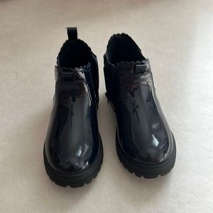 Zara patent boots